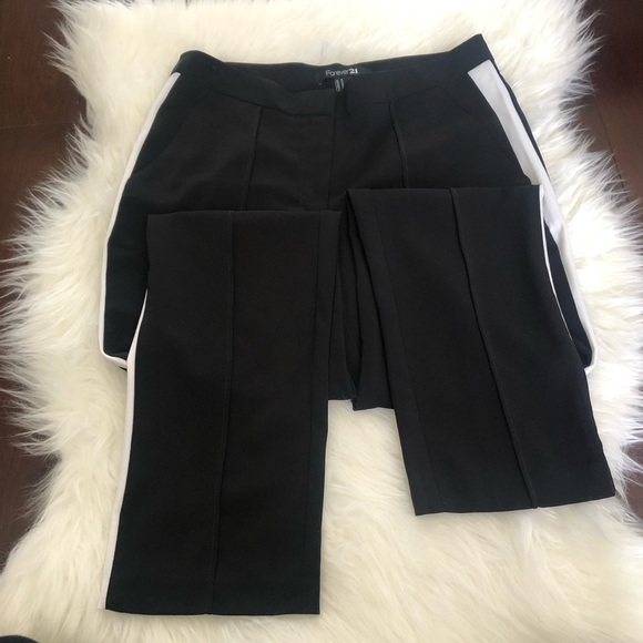 FOREVER 21 black and white dress pants - Picture 2 of 12